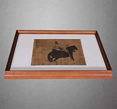 锡林浩特书画装裱配框服务案例